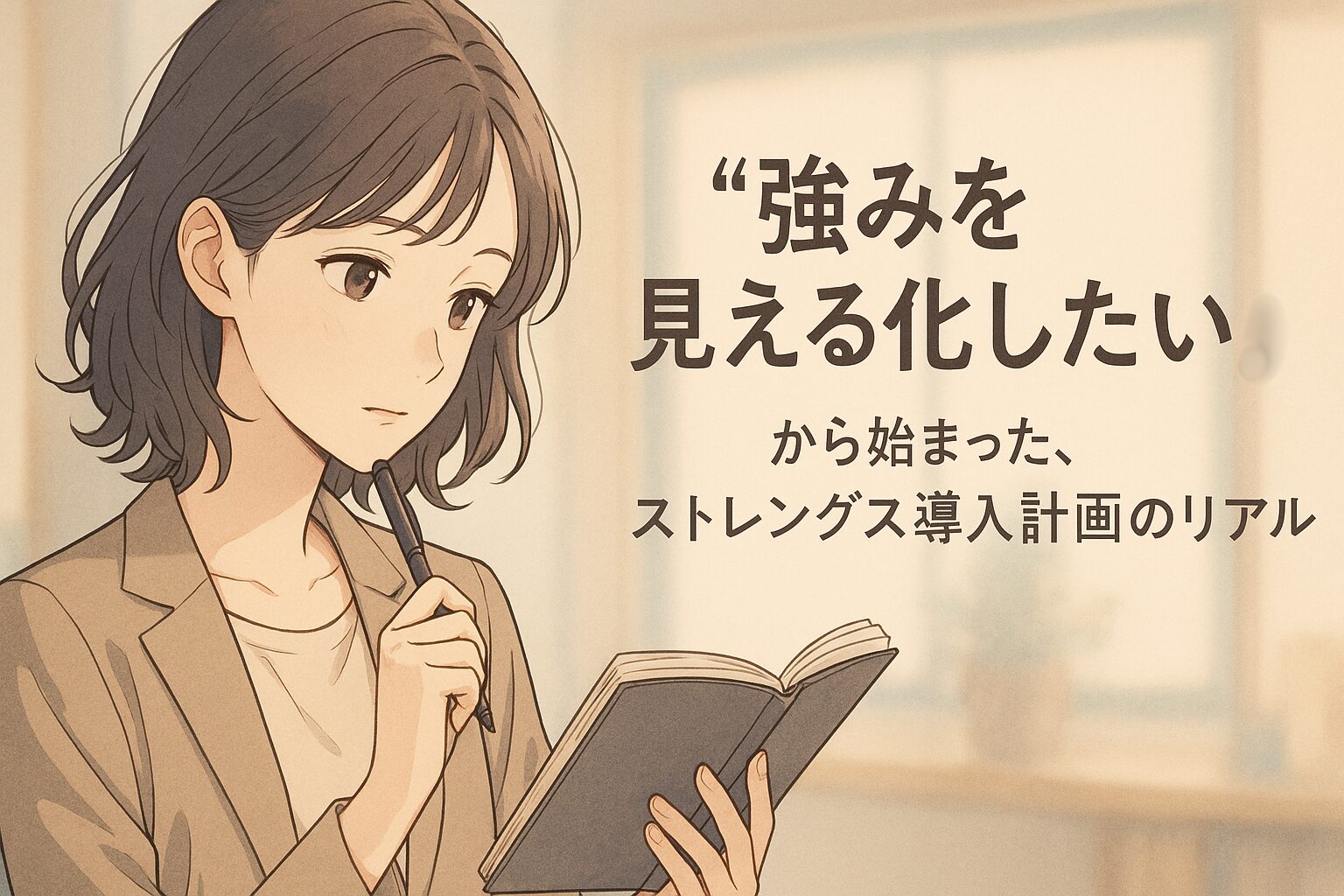 「強みを見える化したい」から始まった、ストレングス導入計画のリアル